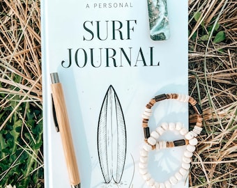 A5 Hardcover Surf Journal – Session Log Buch, Wellen Tracker, Surf Trip Tagebuch