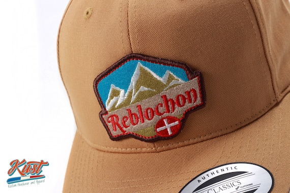 Casquette Urban Brodee Ecusson Reblochon Montagne Casquette Etsy