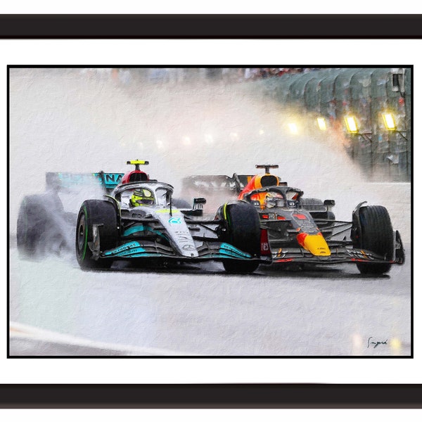 F1 Painting Etsy