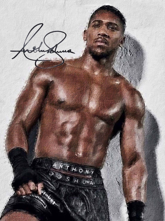 ANTHONY JOSHUA POSTER Klitschko Boxing Wall Art Print Pic Photo A3 A4