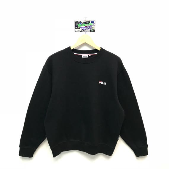 black fila jumper