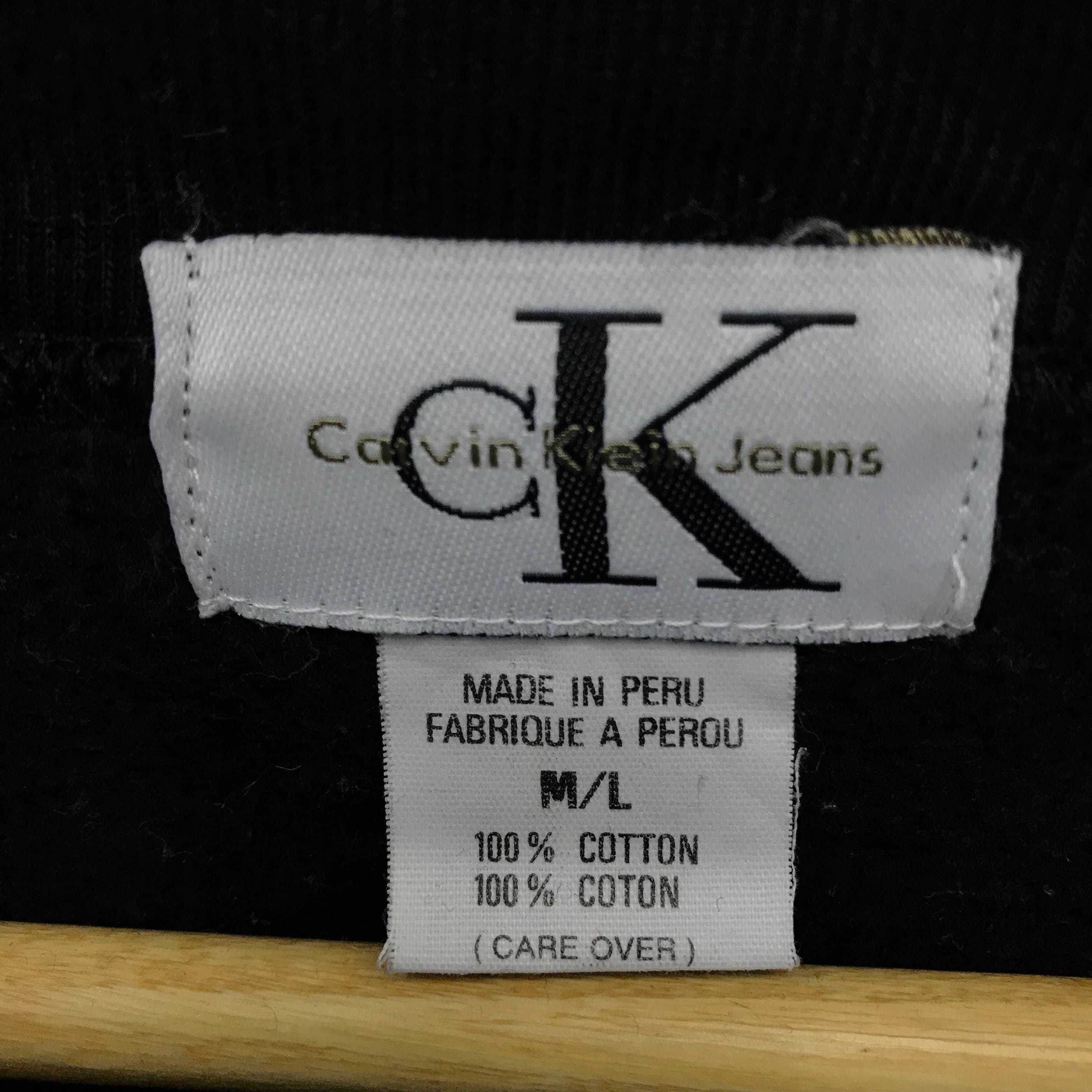 Rare Vintage CK Calvin Klein Sweatshirt Big Logo Spell Out - Etsy