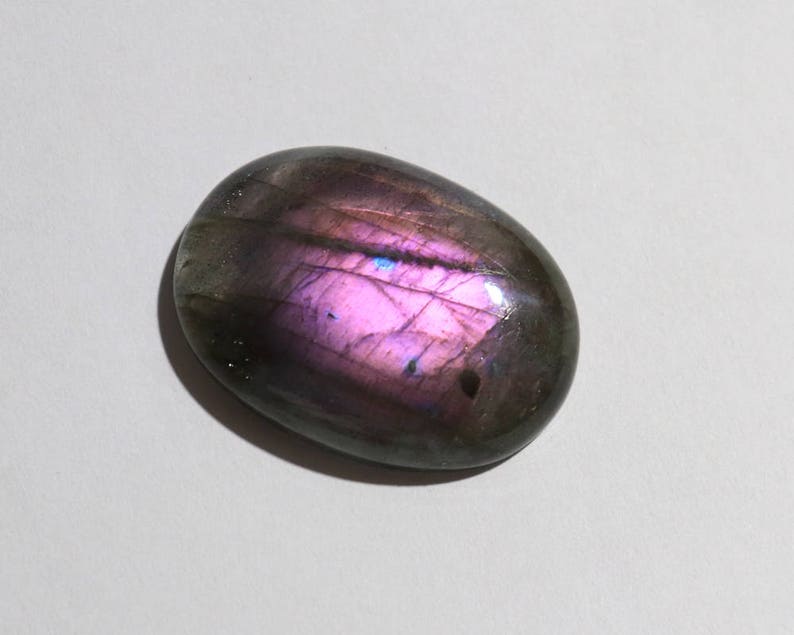 Purple Flashy Labradorite Cabochon Approx 33x24x8 mm Oval Shape 1 Pcs Natural Labradorite Gemstone 50 Cts Super Shiny jewelry Making LB169