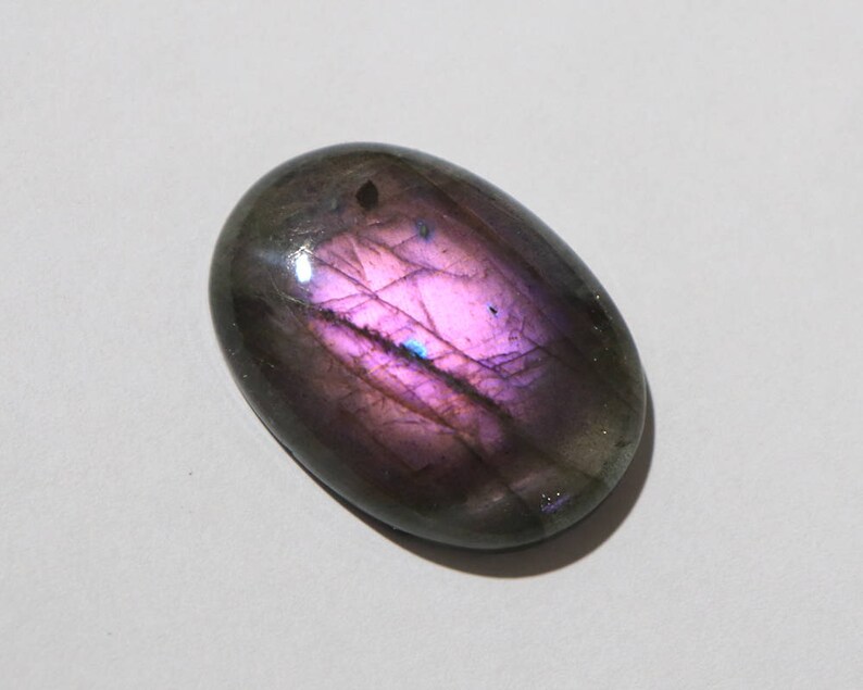 Purple Flashy Labradorite Cabochon Approx 33x24x8 mm Oval Shape 1 Pcs Natural Labradorite Gemstone 50 Cts Super Shiny jewelry Making LB169