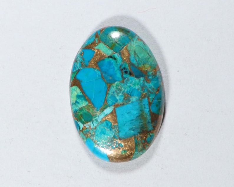Rare Azurite Copper Turquoise Cabochon 1 Pcs Oval Shape High Quality 29x20xx5 mm Turquoise Gemstone Natural Azurite Copper Turquoise