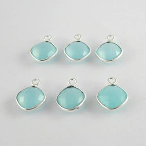 10 Pcs Aqua Quartz Gemstone Connector Briolettes Single Loop - Etsy