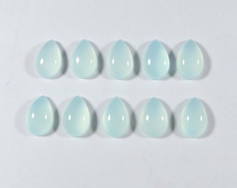 Cabochon ovale en pierre de lune arc-en-ciel, pierre de taille flashy (9,50 x 13 x 5 mm) - France