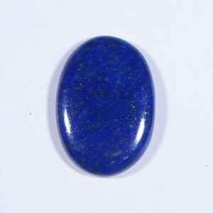 Cabochon en lapis-lazuli bleu, 1 pièce, pierre précieuse naturelle de lapis-lazuli AAA, forme ovale, 30 x 24 x 5 mm, fabrication de bijoux, prix de gros cabochon en lapis lazuli