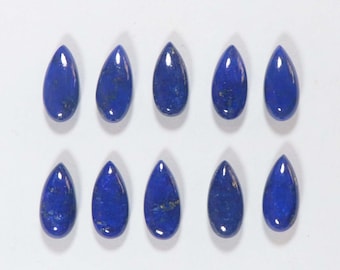 Lapis Lazuli Briolettes Pear Beads, Natural Lapis Lazuli Gemstone, AAA Quality, Lapis Lazuli Smooth Briolette Beads Jewelry Making, 15x7mm