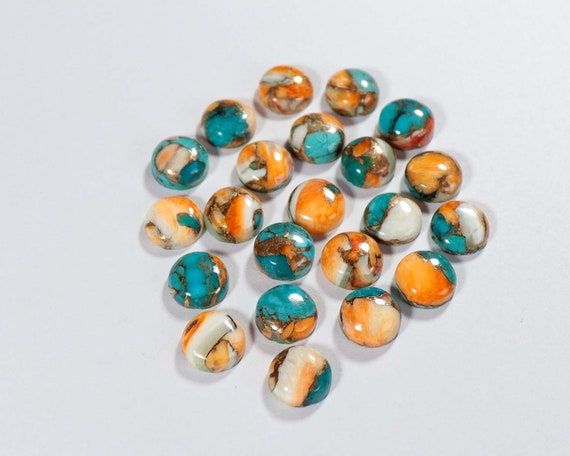 AAA Quality Natural Oyster Copper Turquoise Loose Gemstone Pear Cabochon 6X9M TO 10x14M Loose Gemstone Free Shipping