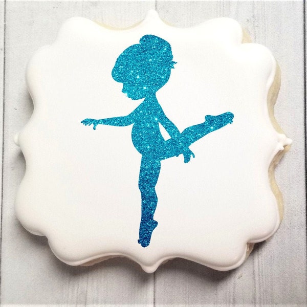 Tiny Dancer Mesh Cookie Stencil - Cookier Supplies - Silk Screen Stencil For Genie - Recital, Ballerina, Silhouette, Fast Shipping, Pointe