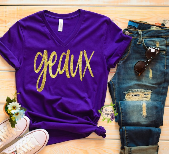 lsu glitter shirt