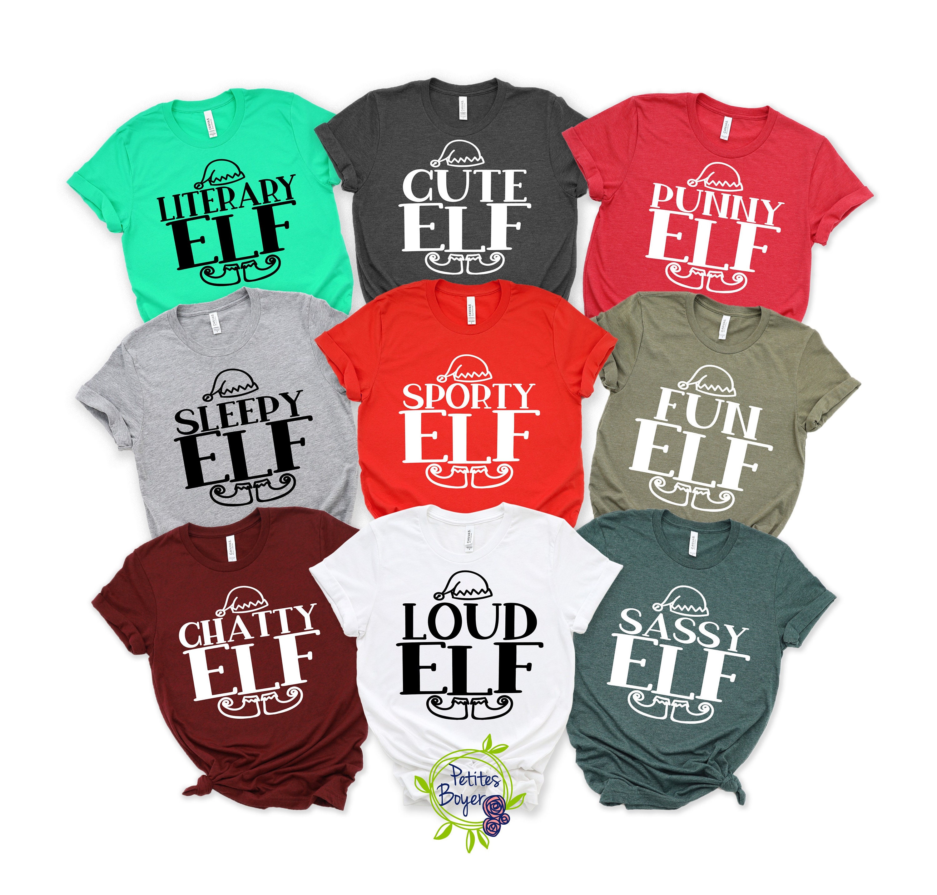 Group Christmas Shirt Office Party Custom Elf Shirt Funny Etsy België