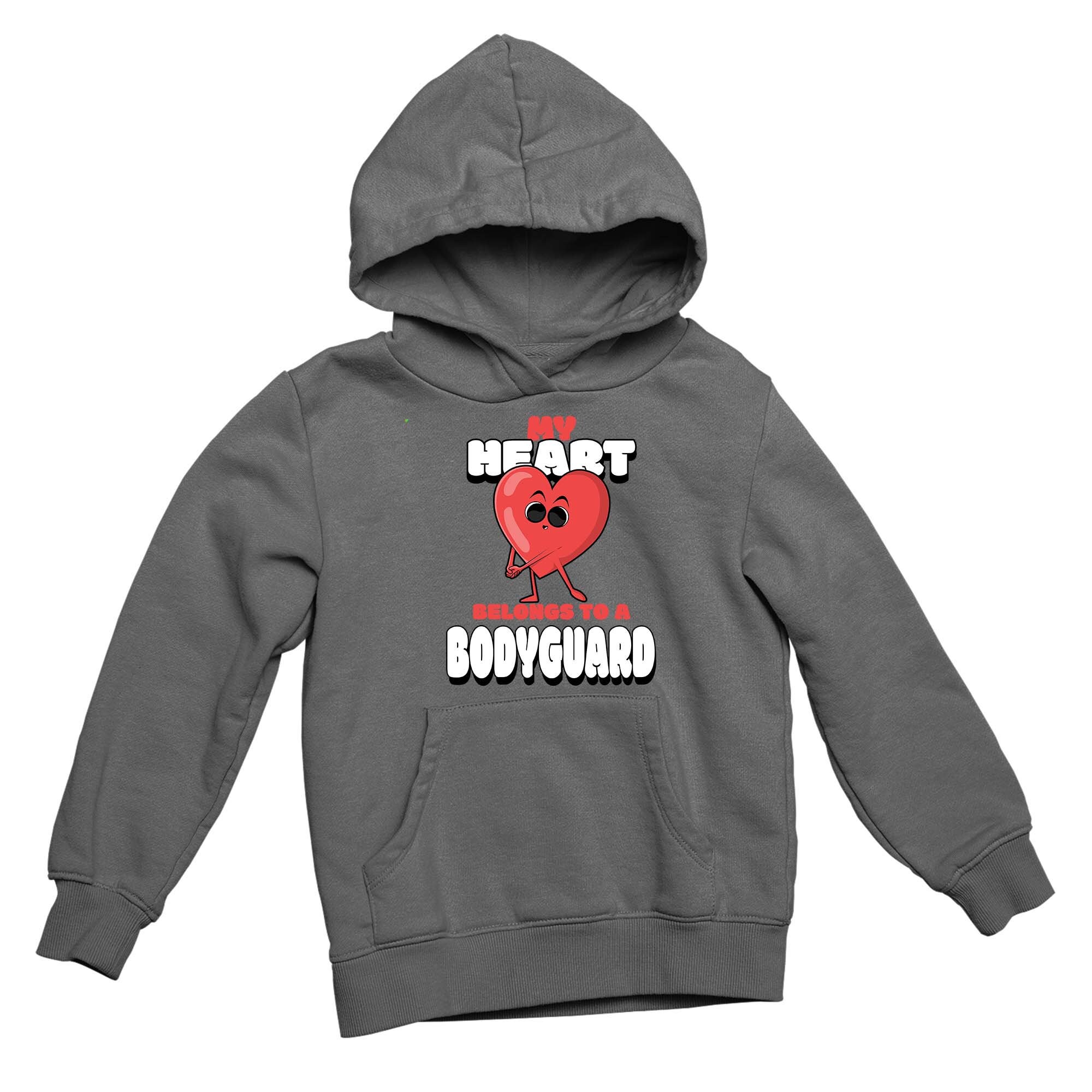 My Heart Belongs to A Bodyguard Hoodie Valentines, Love Etsy