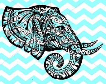 Free Free 160 Tribal Elephant Svg SVG PNG EPS DXF File