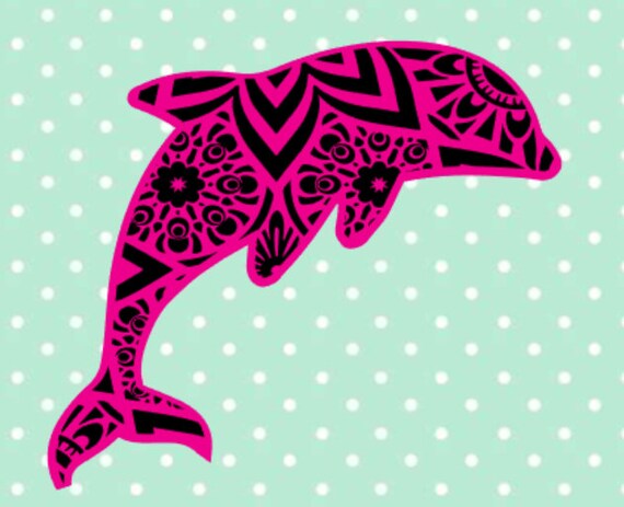 Download Dolphin Mandala Svg Cutting File