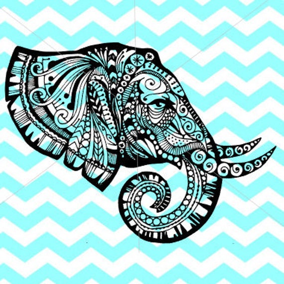 Download Elephant Svg Wall Decor Wall Art Tshirt Design Tattoo Etsy