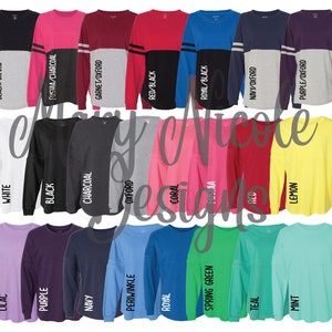 Boxercraft Pom Pom Jersey,T14,Color Chart, Shirt Color Chart, Color Chart,  Boxercraft
