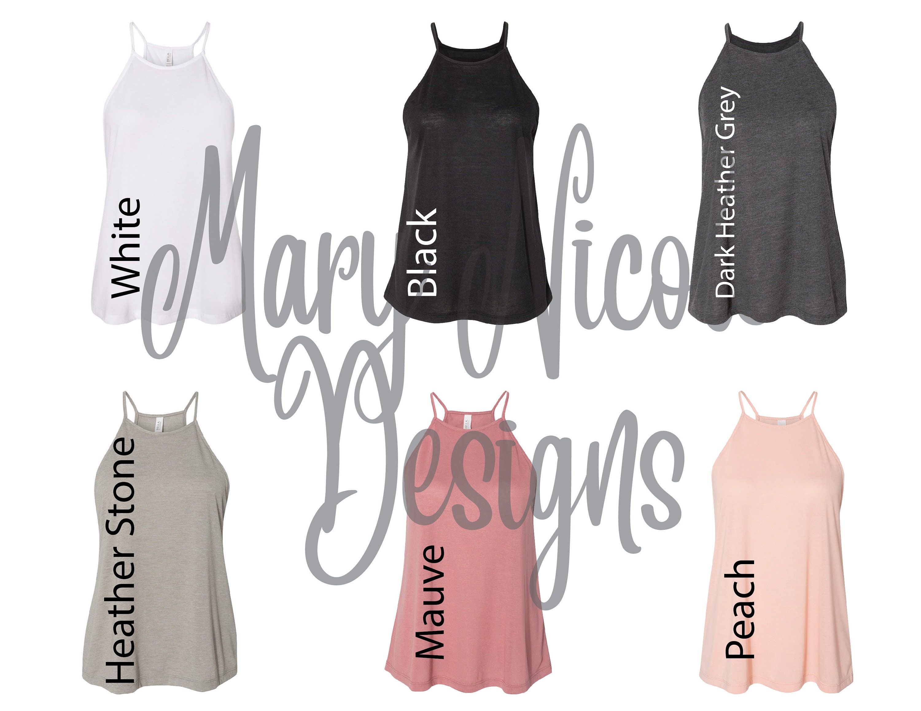 Bella and Canvas 8809/TANK color chart // Color Chart // Tshirt Color  Chart