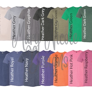 Download Anvil 990b Color Chart Mockup Anvil Mockup Every Color Etsy