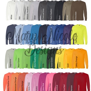 fruit of loom 4930 all Color Chart // Etsy Color Chart // Tshirt Color Chart //fruit of loom  Digital File Shirt Color Chart