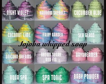 Jojoba whipped soap