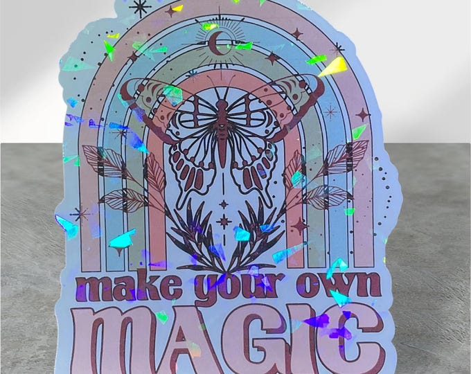 Boho make your own magic decal sticker positivity affirmation