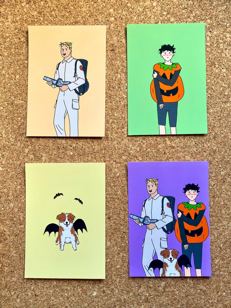 Heartstopper Halloween Prints Nick and Charlie Etsy