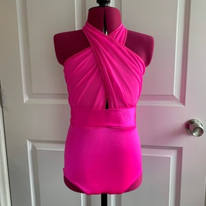Made to Order Avery Halter Neck Dance Leotard, Girls Dancewear, Girls Leotard, Womens Dance Costume Base, Dance Costume Base, Womens Dance