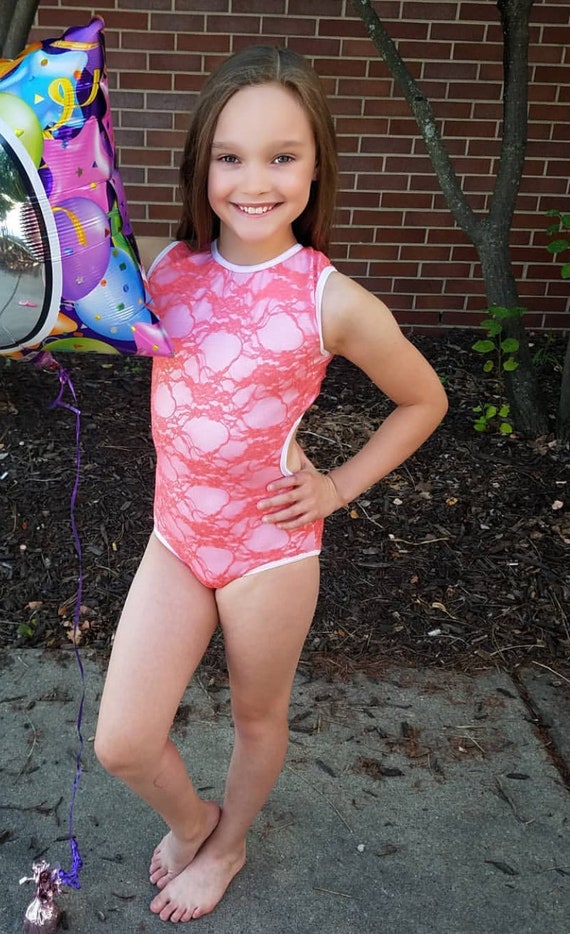 girls lace leotards