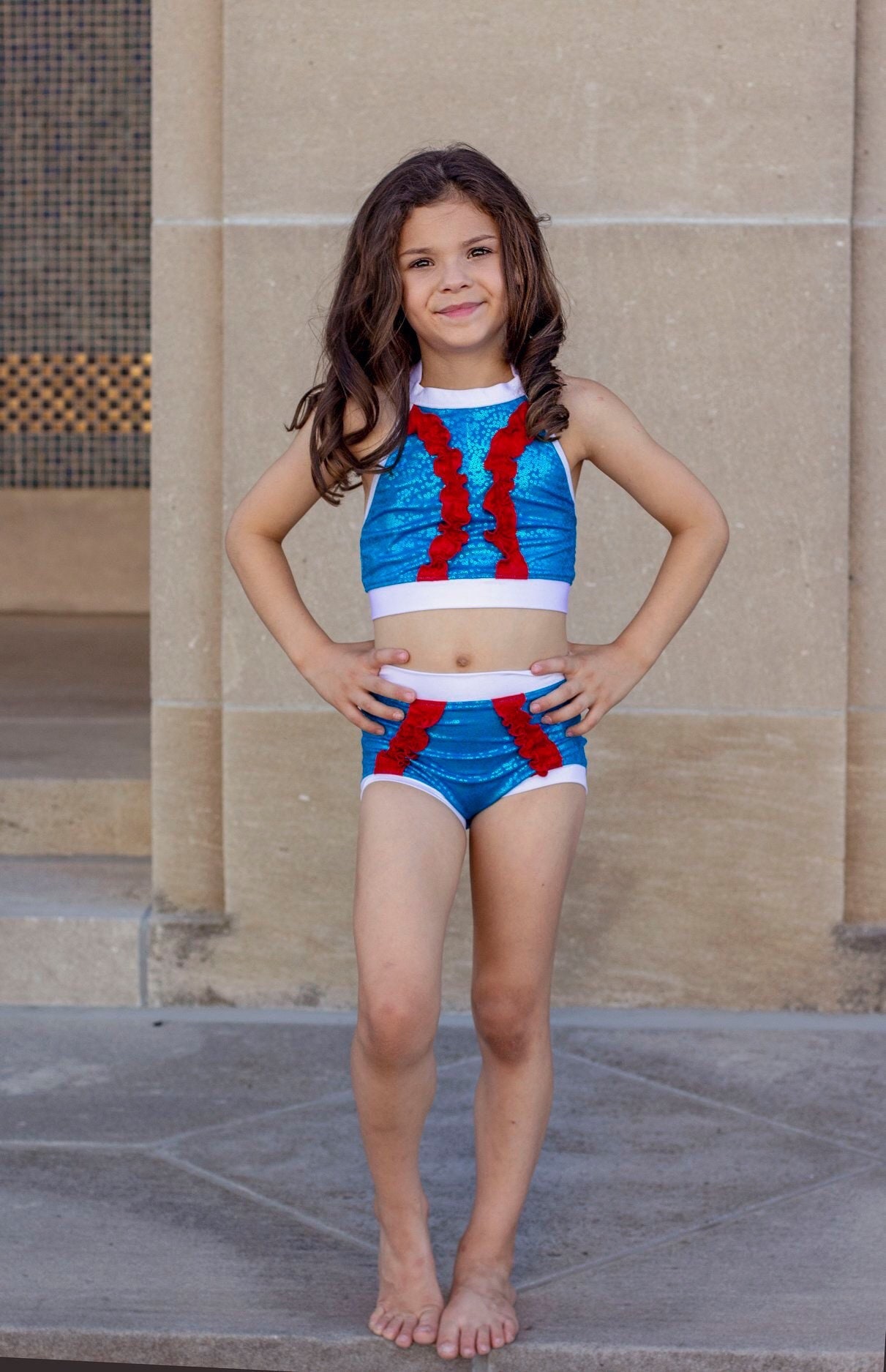 Kenzie 2Piece Dance Set. Dancewear. Girls Dancewear Etsy