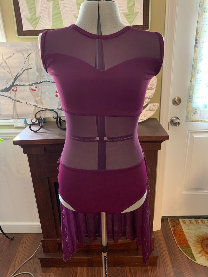 Custom lyrical costume base with skirt Etsy