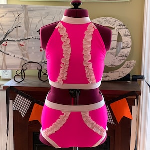 Made to order Kenzie 2-Piece Dance Set. Girls Dancewear.Tween dancewear.Teen dancewear.Dance photo shoot.Dance convention.Costume base