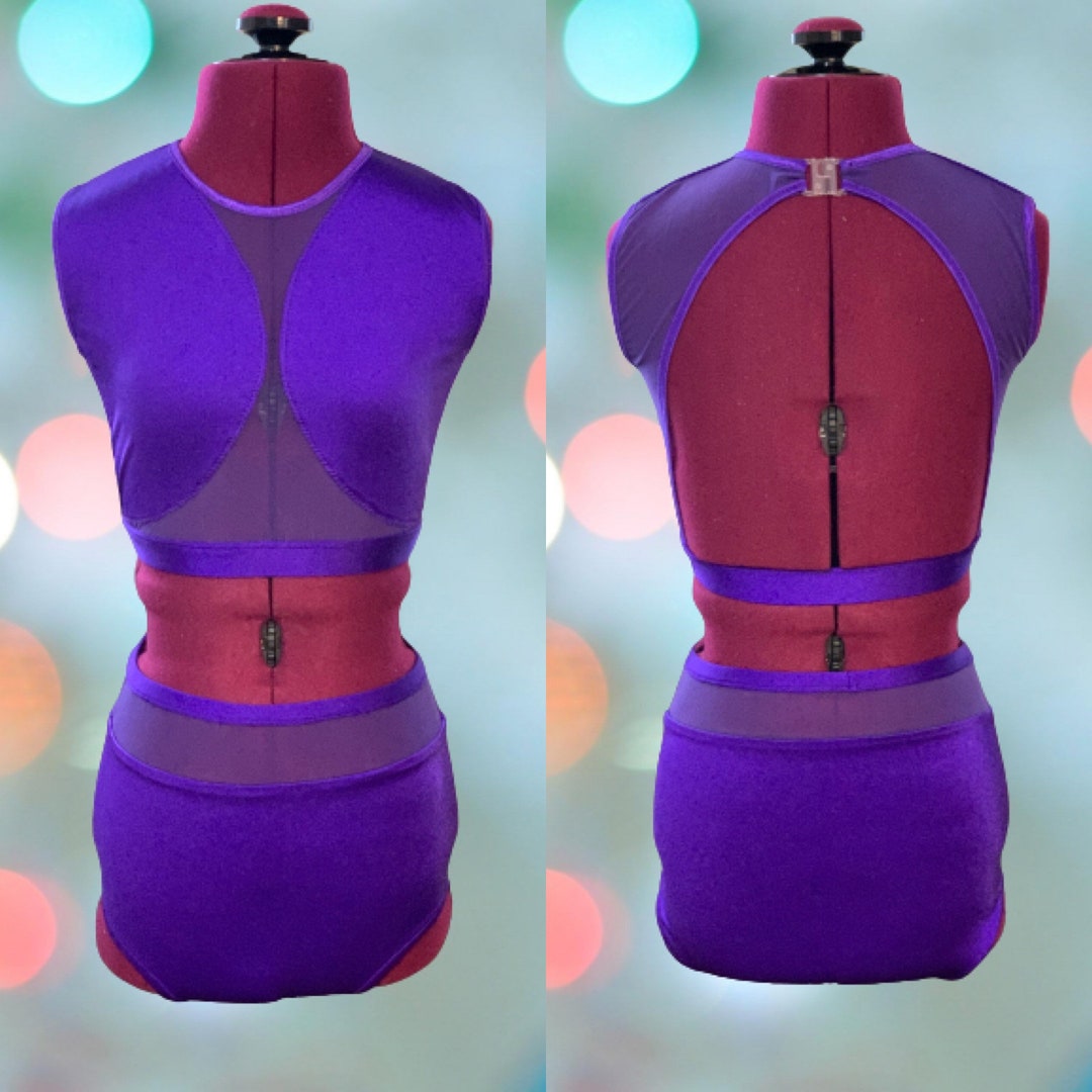 Stella 2 Piece Costume Base, Girls Dancewear, Girls Dance Set, Dance Costume Base, Convention