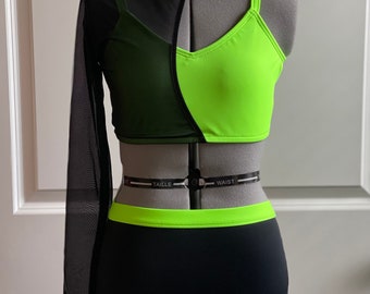 Made to Order Zoe two piece dance set, girls dancewear, dance photo shoot, audition outfit, convention wear, dance costume base