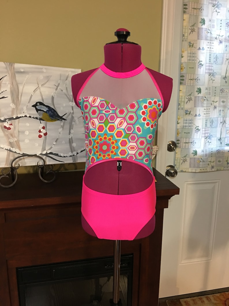 Paisley Dance Leotard Girls Dancewear Dance Costume Base Etsy