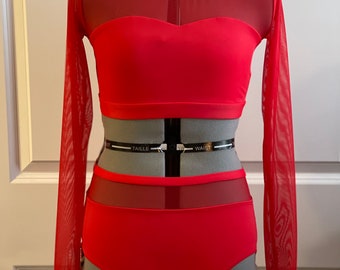 Made to Order Audrey Dance Set. Girls Dance Set. Girls Dancewear. Dance photo shoot. Dance costume base. Dance audition outfit.