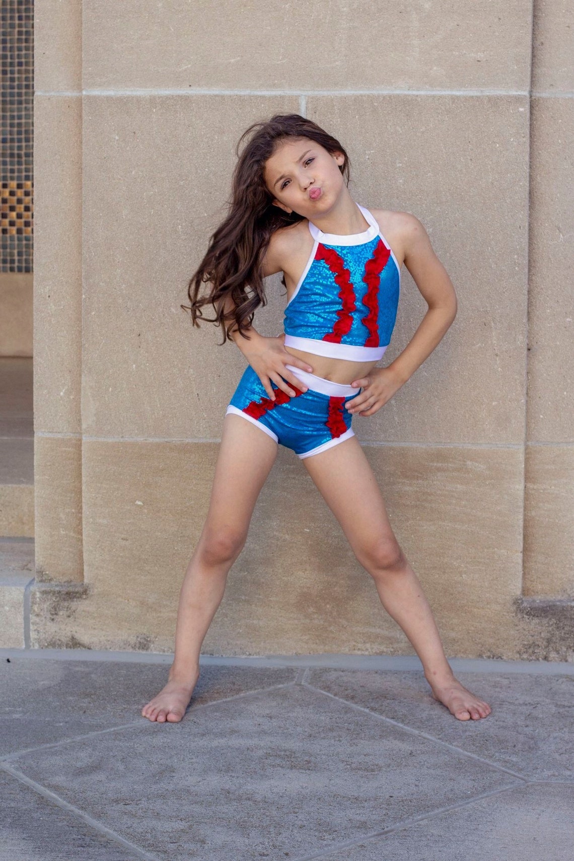 Kenzie 2Piece Dance Set. Dancewear. Girls Dancewear Etsy