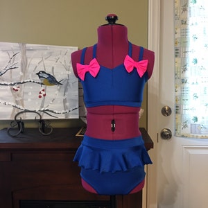 Made to order Two piece dance costume base. Girls Dance Costume. Girls Dance Wear. Womens Dance Costume. Womens Dance Wear