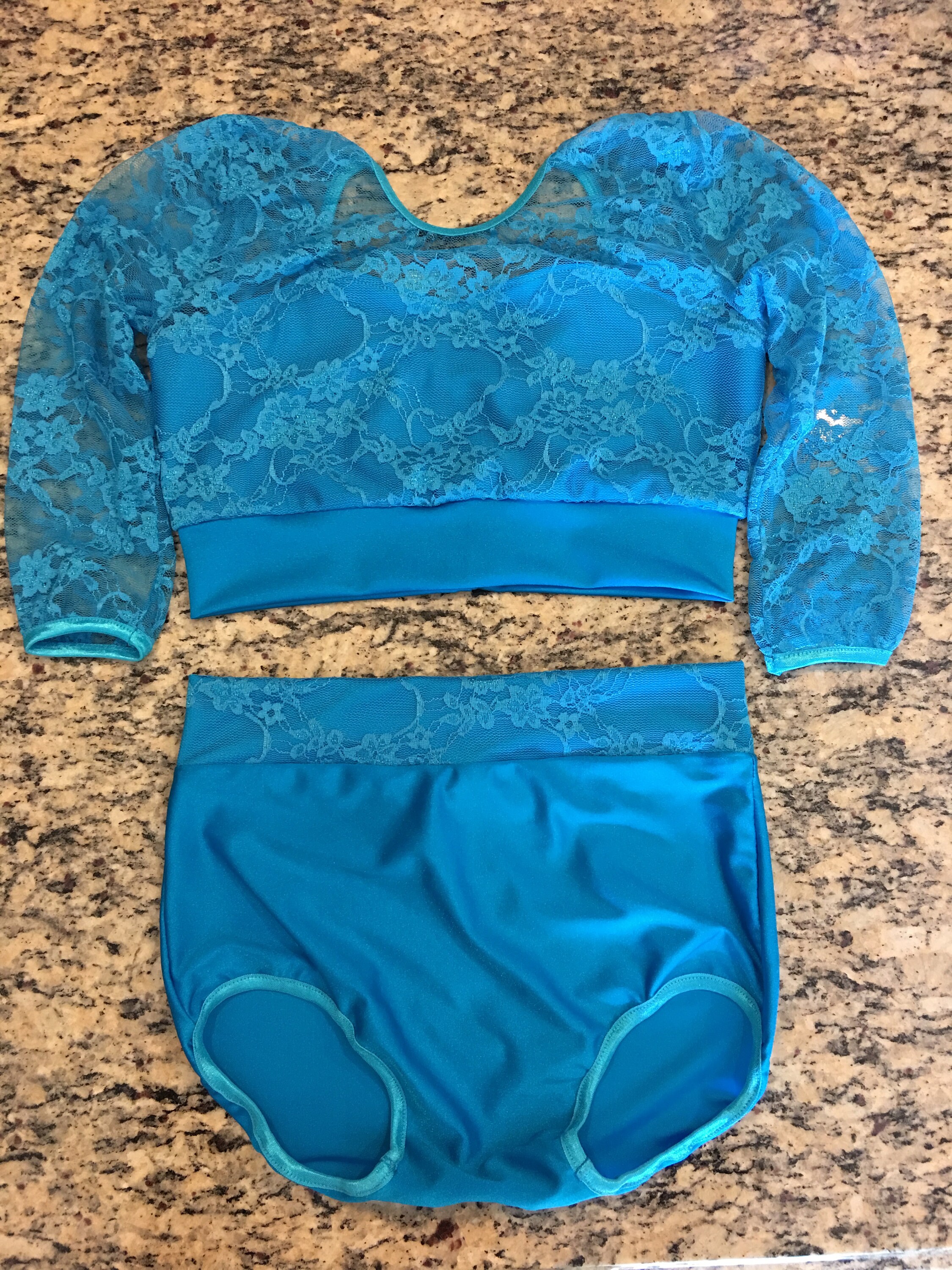 Bella Lace 2 Pc Dance Set Girls Dancewear for Convention Etsy