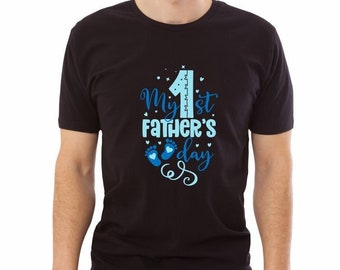 T-shirt for father My first father's day SHIRT.619