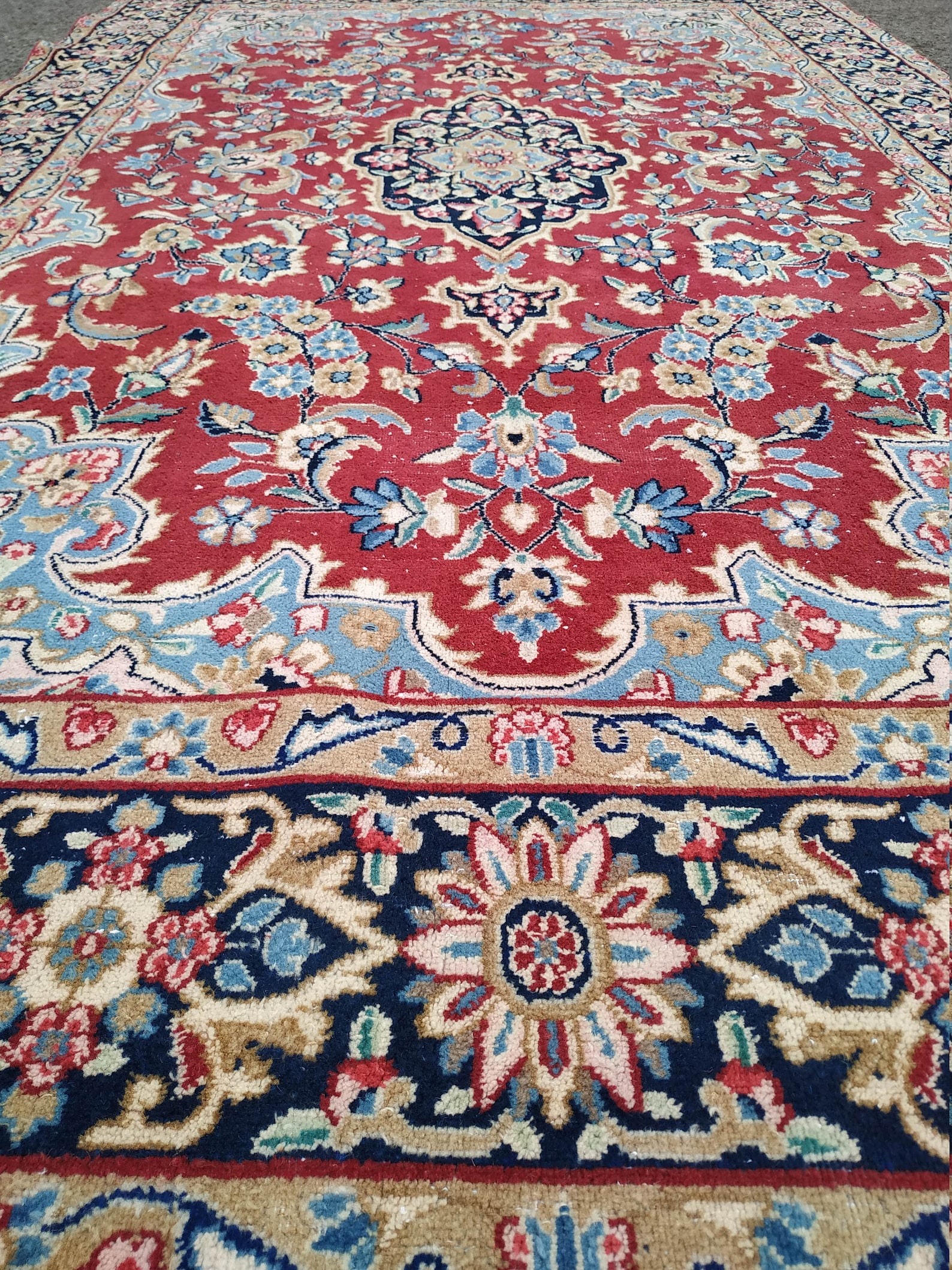 Pink Persian Rug 6.1x10 ftlarge vintage rugfloral area Etsy