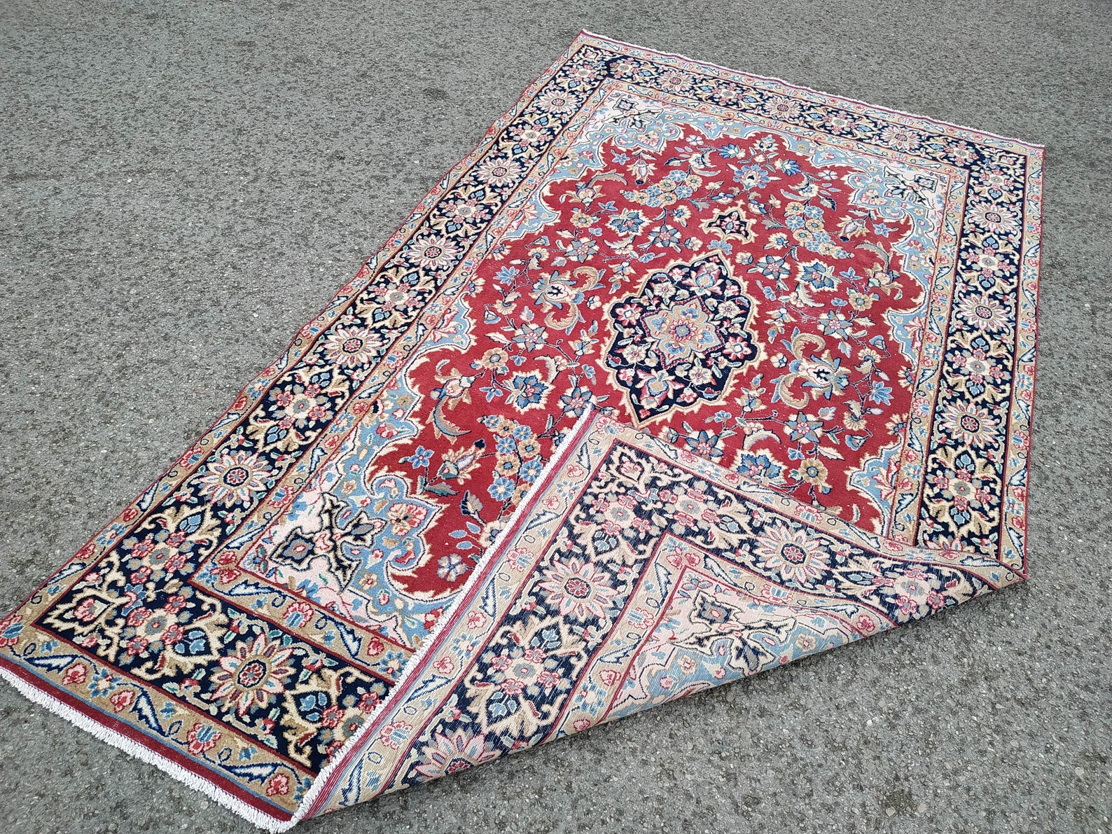 Pink Persian Rug 6.1x10 ftlarge vintage rugfloral area Etsy