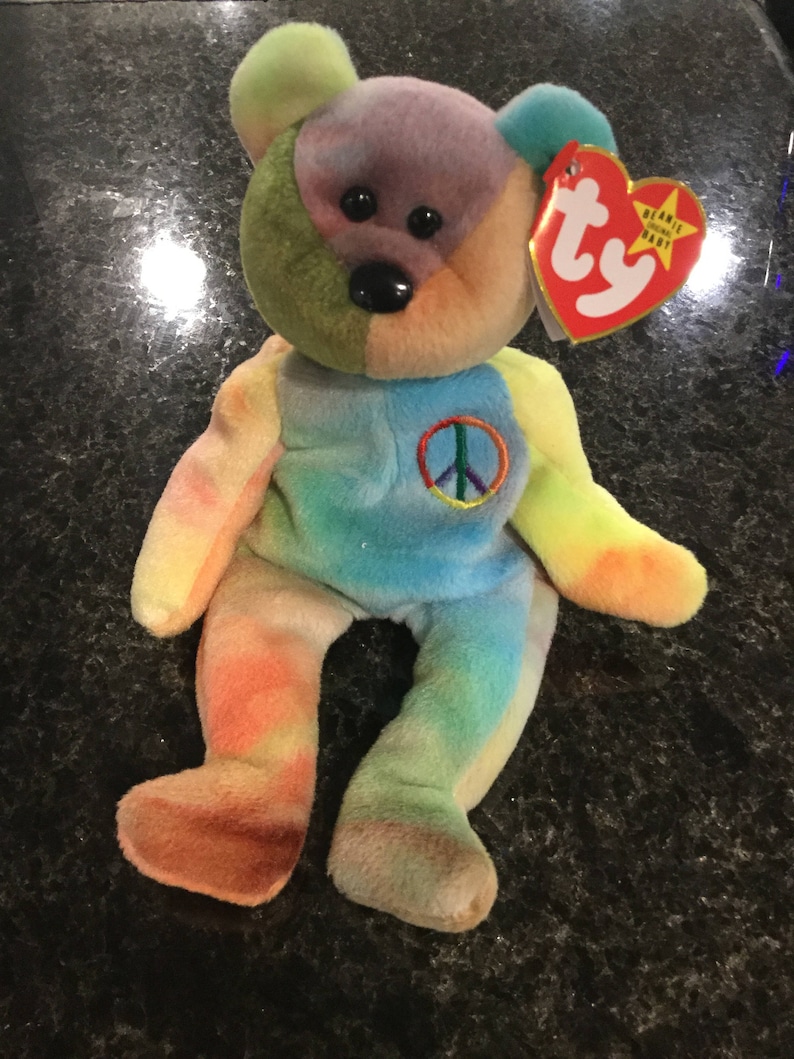 Peace Rare and Retired Ty Beanie Baby With Multiple Errors - Etsy