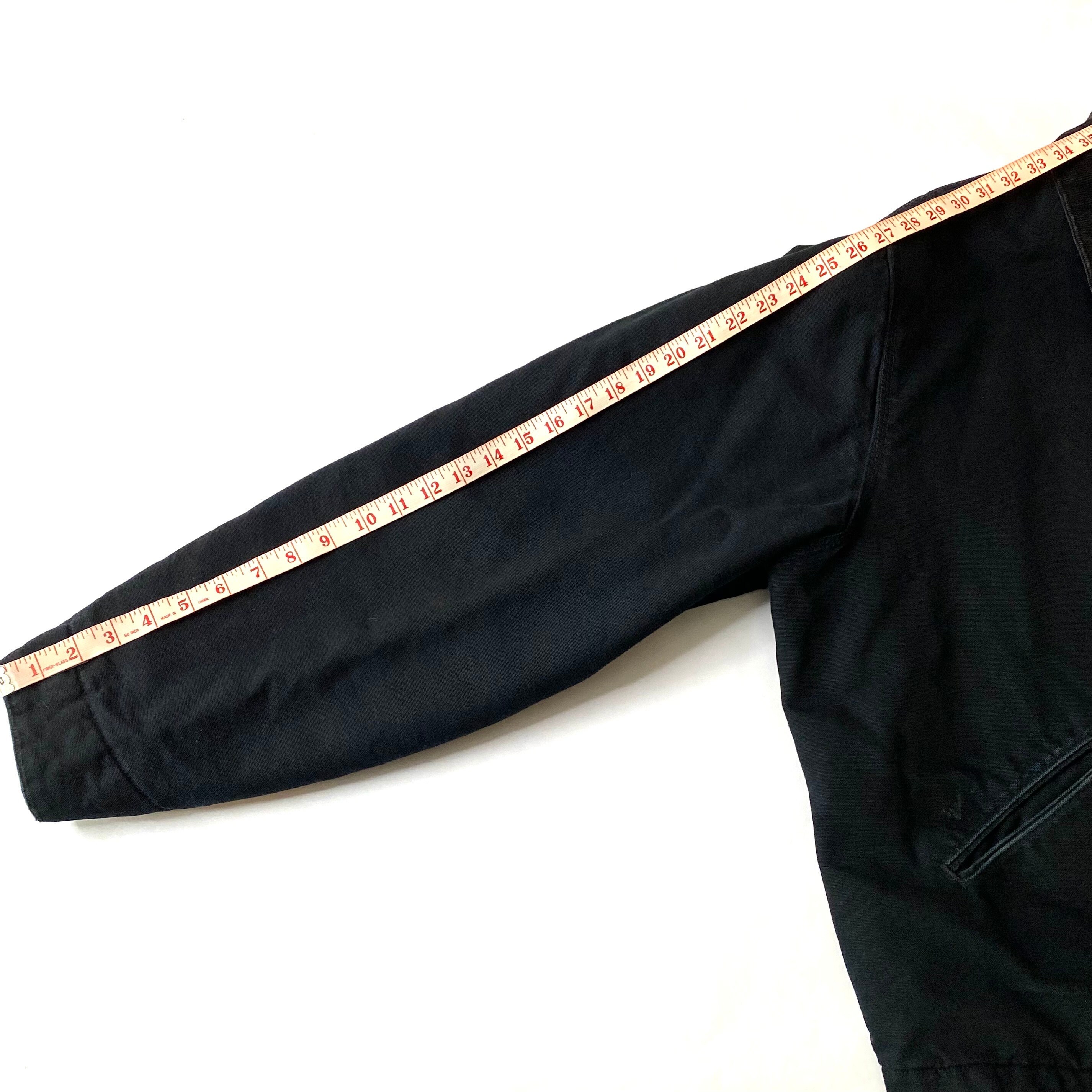 Vintage Carhartt J001 BLK Detroit Duck Blanket Line Black Jacket Made USA Sz 2XL Etsy Canada