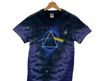 Pink Floyd 2005 dunkle Seite des Mondes Band T-Shirt Herren Sz kleine Tie Dye Y2K