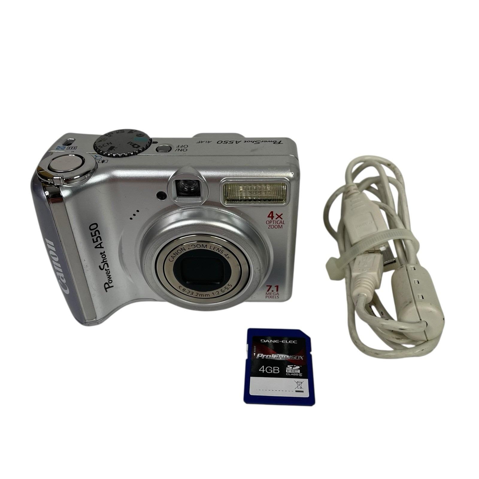 Canon PowerShot A550 コンパクトデジタルカメラ Amazon.com : Canon 