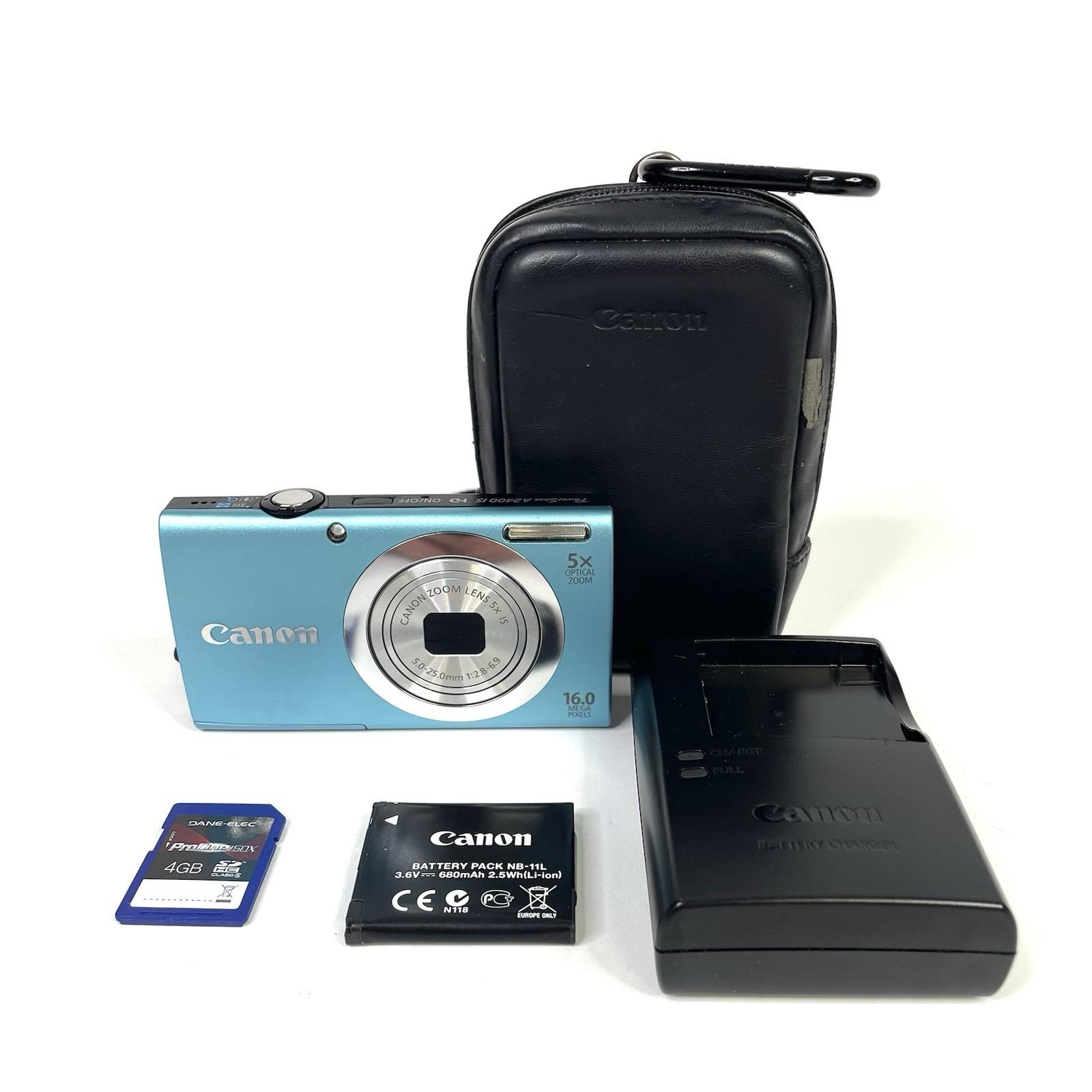 Canon PowerShot A2400 IS ブルー ジャンク品 中古】PowerShot A2400 IS BL ブルー [2133038776796] - リコレ