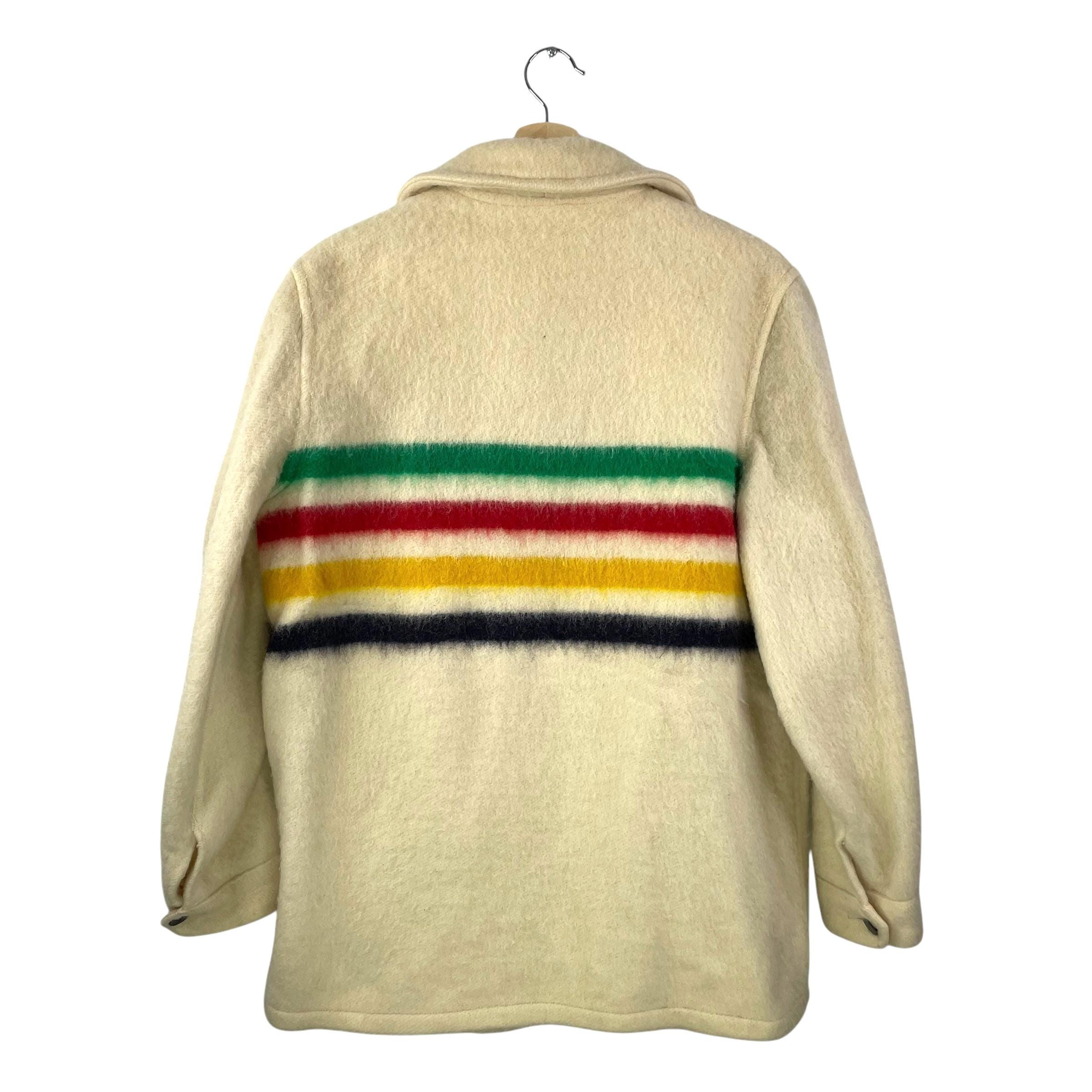 VTG Hudson's Bay Canada Blanket 100% Wool Coat Jacket 60s VTG Hudson's Bay Canada Blanket 100% Wool Coat Jacket 60s