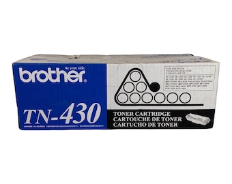 New Genuine Brother Tn-430 Toner Cartridge Black For Hl-1030 Dcp-1200 Mfc-9800